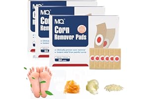JIDRMC 72 Stücke Hühneraugenpflaster Pflaster, Hartnäckige Hühneraugen Entfernen Fußsohle, Corn Remover Pads Hühneraugen-Entfernung, Zur Behandlung hartnäckiger Hühneraugen Entferner und Hornhaut