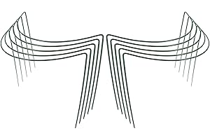 Novatool 10 Strauchstütze 100 cm hoch halbrund 40 cm grün Staudenhalter Blumenhalter Rankengewächs Pflanzenstütze Blumenstütze Staudenstütze Rankhilfe Strauchhalter Rosenstütze