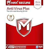 Max Secure Anti-Virus Plus Latest Version with Ransomware Protection ( Windows ) - 1PC, 3 Years (Email Delivery in 2 Hrs…
