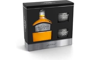 ‎JACK DANIEL'S Jack Daniel’s Gentleman Jack 70cl Limited Edition 1 Bicchiere - Whiskey con doppio filtraggio, gusto bilanciato di quercia. 40% vol.