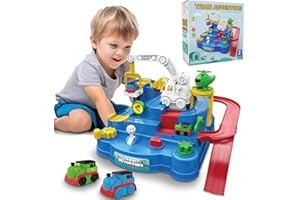 GENÉRICO BASAMOU Pista de Coches Juguetes Niños 3 Años, Circuito Coches de Carreras Garaje Juguetes de Aventura Circuito, Juguetes Educativo Niños 3 4 5 6 7 8 Años Niñas Regalos Cumpleaños/Navidad