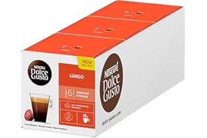 Nescafé Dolce Gusto Capsules Lungo - 48 Pieces (3 x 16 Capsules)