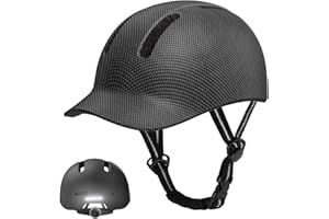 KINGLEAD Casco da bicicletta, Urban Commuter, elegante casco da bicicletta, da uomo e da donna, per ciclismo, trekking, city scooter, casco regolabile