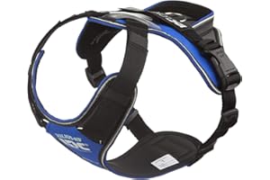 Julius-K9, Arnés IDC Longwalk, Azul-Gris, Tamaño: L