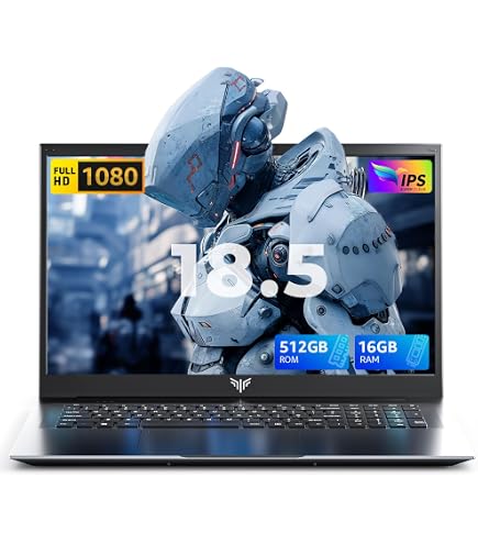 Ordinateur Portable Gaming NAIKLULU 16 Pouces - Processeur R7 5825U, 32 Go RAM, 1 To SSD - Écran FHD, Rétroéclairage, Windows 11 Pro - 11