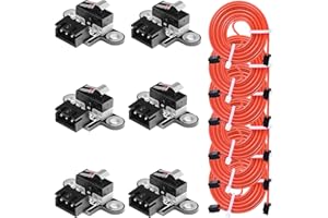 Youmile 6 uds, Módulo de interruptor de límite mecánico, interruptor de final de carrera de tipo Vertical, interruptores de límite micro con cable de 1 M, 3 pines