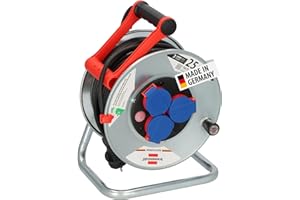 Brennenstuhl 1198520 Garant S Enrouleur de câble IP44 H05RR-F 3G1,5 25m Multicolore
