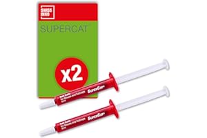 SWISSINNO Seringues d'Appât SuperCat pour Pièges à Souris et Rats | Produit Alimentaire Beurre de Cacahuète, Puissant Attractif | Lot de 2