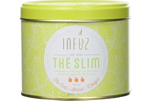 Infuz – Thé Slim – Thé en vrac – Votre allié minceur au goût fruité et ensoleillé – Thé vert, abricot & mangue, 100g