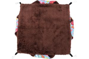 YOUTHINK Höngematte für Kleintiere, Weiche und Warme Haustiere Köfig Höngematte 2/3 Schichten Höngebett für Süöe Hamster, Frettchen, Papageien, Meerschweinchen, Köfigzubehör (2 Layers)