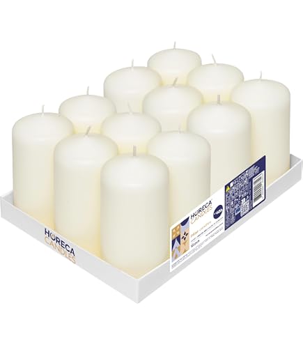 Bougies Décoration Bougies Piliers Hofer - Lot De 3, 60h Combustion, Cire Sans Gouttes Bougies Longue Durée Bougies Décoration Bougies Piliers Hofer - Lot De 3, 60h Combustion, Cire Sans Gouttes Bougies Longue Durée