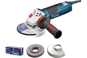 Bosch Professional Winkelschleifer GWS 19-125 CIE (inkl. Aufnahmeflansch, Schutzhaube, Spannmutter, Zusatzhandgriff, Zweilochschlüssel)
