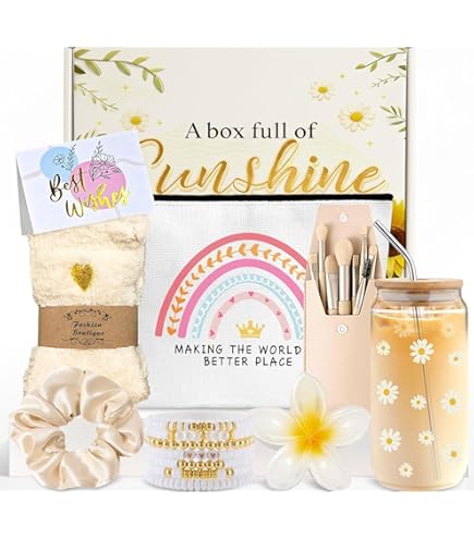 UGBO Cadeaus voor meisjes tieners 9 10 11 12 13 14 15 jaar, verjaardagscadeau voor vrouwen, drinkglazen met deksel, rietje, make-upkwast, cosmeticatas, armband, sokken, haarband, 11-delig, blauw UGBO Cadeaus voor meisjes tieners 9 10 11 12 13 14 15 jaar, verjaardagscadeau voor vrouwen, drinkglazen met deksel, rietje, make-upkwast, cosmeticatas, armband, sokken, haarband, 11-delig, blauw