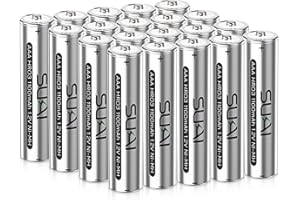 SUKAI Rechargeable Batteries AAA, 20 Counts 1.2V AAA Ni-MH Batteries 1100mAh Pre-charged