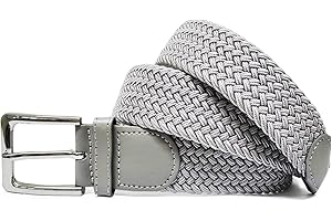 Gloop Ceinture élastique en tissu unisexe Ceinture élastique tressée Ceinture élastique pour femmes et hommes Largeur environ 3.5 cm
