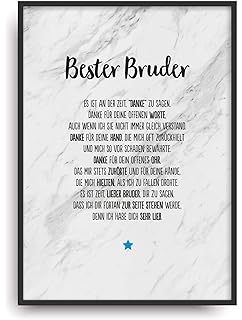 Bilderrahmen Bester Bruder Motive Schriftzug Rahmen Foto Bruder Geschenk Weihnachgeschenk Geburtstagsgeschenk Ostergeschenk Hochwertig Verarbeitetes Holz 13 X 25 Cm Weiss Amazon De Kuche Haushalt