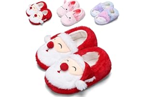 WateLves Pantoufles pour enfants avec motif lapin licorne chat filles garçons – Chaussons chauds pour enfants antidérapants