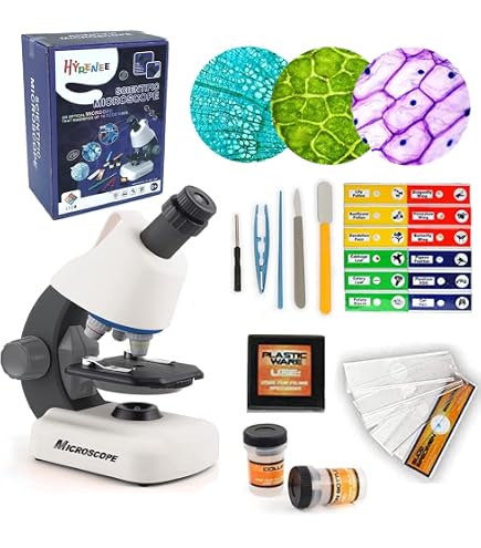 Microscope pour enfants avec support pour téléphone portable
