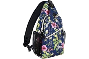 MOSISO Bolsa Cruzada Mochila de Pecho, Mochila de Viaje para Senderismo Bígaro Bandolera
