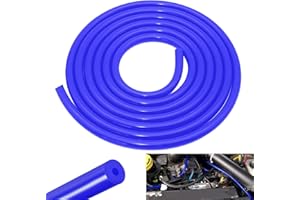 AHLMA Mangueira de Vácuo de Silicone Mangueras de Refrigeración de Silicona Tubo Flexible de Silicona para Bomba de Aire de Acuario Adecuado para Bombas de Aire y Conexiones(Diámetro Interior 3mm)