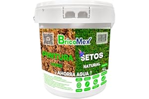 BRICOMEX Pintura para Setos Secos | 100% Ecológica | Fácil Aplicación | Económica (4 Litros)