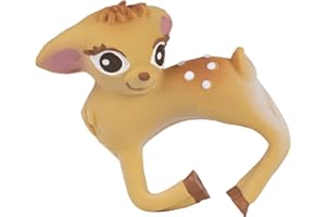 Oli & Carol - Pulsera Mordedor Bebé de Caucho Natural, Olive The Deer Bracelet, 7cm
