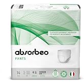 Absorbeo Extra Pants, Elastic Absorbent Pants for Moderate Incontinence, Absolute Comfort, Total Protection, Anti-Odour Syste