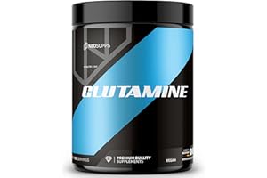 NEOSUPPS L-Glutamin Pulver Geschmacksneutral I Perfekt für nach dem Training - Post Workout I Vegan & 100% Rein I Pures L-Glutamine Hochdosiert & ohne Zusatzstoffe