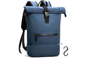 Reiseresa Rolltop Ryggsäck Herr Dam Vattentät Ryggsäck, blå, L, Avslappnad