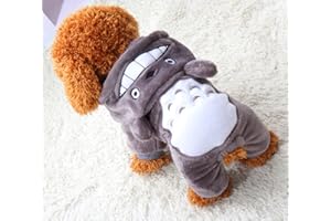 xiaoyu Chiot Chiot Chien Chien Vetements de Compagnie Sweat Sweat Sweat Sweat Sweat Chemise Chaude Manteau d'automne Manteau d'automne Chien Habillement de Mode Jumpsuit, Gris, S