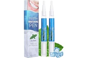 SNOCKOO 2 Stück Bleaching Stift Zähne-Zahnaufhellung - Sofortige Zähne aufhellen Wirkung- Einfaches ​Teeth Whitening​ für Zuhause, ​weiße Zähne​ in Tagen - ​Zahnbleaching​ Set für strahlendes Lächeln