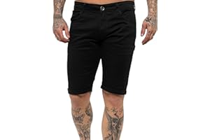 BRAND KRUZE Mens Slim Fit Stretch Casual Cotton Chino Shorts Summer Smart Work Half Pants