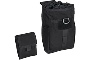 Excellent Elite SPANKER Bolsa de Descarga Plegable Táctica Bolsa táctica de Nylon Molle Bolsa Multiusos con cordón para revistas