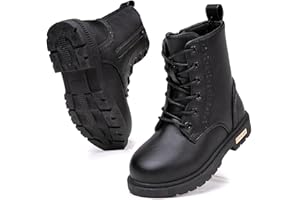 Daclay Boys Girls Comfy Walking Boots Kids Winter Shoes Fashion for Fall Casual Outdoor Footwear