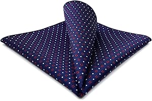 S&W SHLAX&WING Carré De Poche À Pois Moderne 32cm Accessoire Chic Costume Mariage Soirée Événement