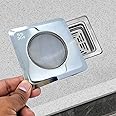 HIKIN SUPERMARKET™ 2025 Upgrade Square Stainless Steel Kitchen Strainer 11 CM Sink Jali, Drain Filter, Anti Clogging Mesh Hair Catcher Drain Cover (ONLY for Square Sink)