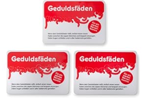 ‎LIEBESKUMMERPILLEN Geduldsfäden Fruchtgummischnüre mit Erdbeergeschmack, in praktischer Schiebeschachtel, 3er Pack (72g), ideale Geschenkidee von Liebeskummerpillen