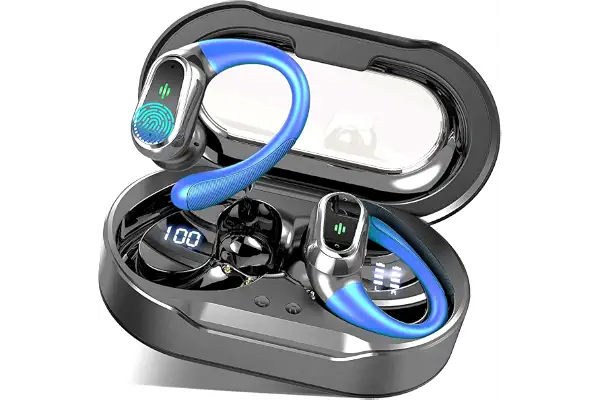 Rolosar Auriculares Bluetooth, Auriculares inalámbricos Bluetooth 5.4, Deportes de Graves Profundos, 50 Horas de Tiempo de reproducción, Auriculares con 4 ENC cancelación de Ruido de 4 micras