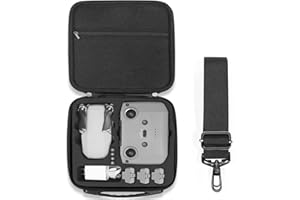 UNOSEKS Mini 4k Tasche, Tragetasche Für DJI Mini 4k /DJI Mi-NI 2 SE Drohnen Zubehör Case Combo Drohne Koffermit Tragegurt und Propellerhalterungen - Schwarz