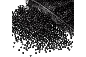 DMiotech 1 Pack 0.1" Schaum Perlen Kugel Polystyrene Runde Schaum Kugel Schwarz für DIY Handwerke Kunst Party Dekoration