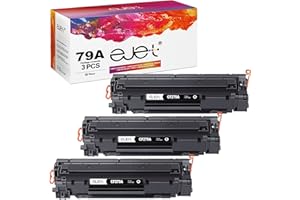 ejet 79A Toner Compatible for HP CF279A Toner Cartridges for LaserJet Pro M12 M12a M12w, LaserJet Pro MFP M26 M26a M26nw Printer (Black, 3-Pack)