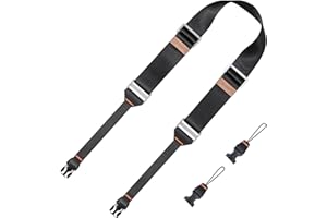 K&F CONCEPT Kamera-Schultergurt für Fotografen, professioneller Kamera-Umhängegurt, Umhängetaschen Belt Strap kompatibel mit Sony Canon Nikon Fuji-Kamera, andere DSLR-Spiegelreflexkameras