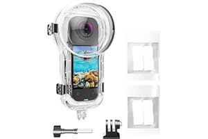 LHPHEIX 60M Dive Case for Insta360 X5,Invisible Waterproof Case,360° Fully Underwater Housing Case Cover Compatible with Insta 360 X5 Accessories