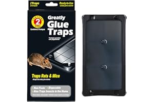 YOEYANG Wanke Piège à Souris Pièges à Rats, 5 boîtes Contenant 2 Plaques Collantes par boites, Soit 10 plaques au Total. Plaques de Glue Anti Souris Anti Rat, Colle Plus épaisse, Taux de Capture Plus élevée