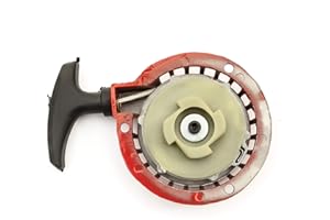 PETROLSCOOTER Pull Start Short Easystart Metal Type 3 Red Air Cooled Mini Moto