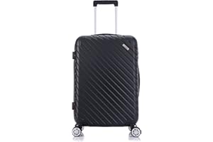 FLYMAX 55x35x20 4 Roues Super léger Valise Valise à Main Transport à Main sur Le vol Sacs de Voyage approuvés à Bord s’adapte à flybe easyjet Ryanair Jet 2