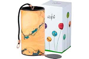 ‎DAYASA Zaphir Klangspiel Twilight Herbst mit Geschenkverpackung | Windspiel Geschenk - Chimes für Yoga, Kinder und Meditation in Gelb