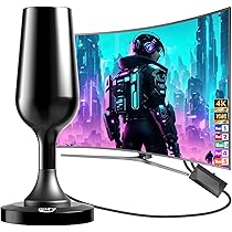 Antenna TV Digitale 2025 - Interna, Con Amplificatore Segnale, Magnetica, 4K/1080p - Foto 5