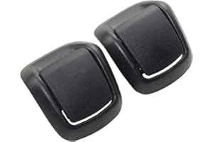 Huiruhy Par de manijas de asiento inclinado palanca de liberación izquierda + derecha compatible con Fo-rd Fie-sta MK6 3 puertas 2001-2008 1417520 1417521