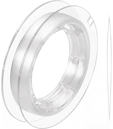 Fil Élastique De Pêche Invisible Nylon - Haute Résistance, 0.2/0.3/0.5 Mm, 100-500 M, Anti-Nœuds, Idéal Surfcasting